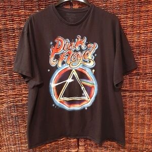 Pink Floyd Men's Tee Shirt XXL Graphic Black Band Retro 1970's 70s Plus Size